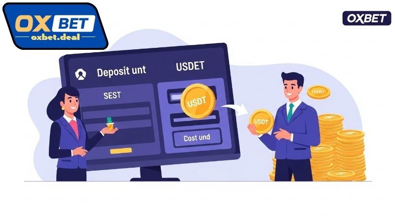 Hướng dẫn nạp tiền Oxbet USDT