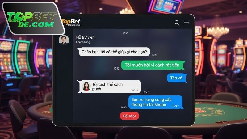 Ưu điểm của Topbet live chat tiếng Việt